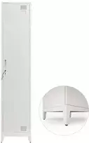 Metalinė persirengimo spintelė vienvietė su pertvara Rehalt Systems 1940 x 400 x 500 su reguliuojamomis kojelėmis