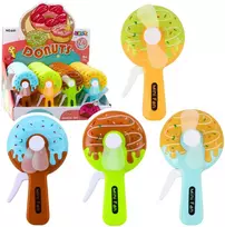 Lean Toys Rankinis vėjo malūnėlis „Donut“, 14 cm