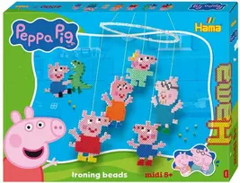 Dante Hama Beads Hama - Midi dovanų dėžutė Peppa Pig šeima ir mažoji sesutė (387917)
