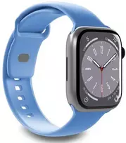 PURO ICON, Laikrodžio dirželis, Apple, Apple Watch 42-44-45-49 mm, Silikoninis, Metalinis, S/M/L