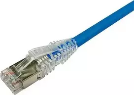 Netconnect Commscope Patch kabelis Cat.6A STP 1m HF mėlynas