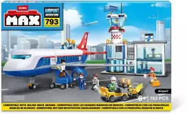 MAX CITY Kaladėlių rinkinys „Oro uostas“, 793 vnt.