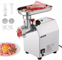 Komercinė elektrinė mėsmale, dešrų kimštuvas, 600W, nerūdijančio plieno, restoranui, mėsinėms, virtuvei