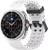 4Wrist Silicone Sport Strap for Samsung Galaxy Watch8 - Baltas