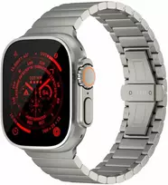 Just Mobile Titanium Watch Band for Apple Watch Ultra (1&2) with DLC coating - Pilkas