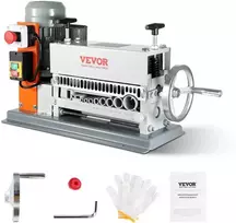 Automatinė vielos nuizoliavimo mašina 1.5-40 mm, vario atliekų perdirbimui, elektrinė, kabelių lupiklis, laidų skutiklis