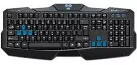 E-Blue E-mėlynas Cobra EKM746 klaviatūra su laidu (USB) CZ/SK, juoda, EOL