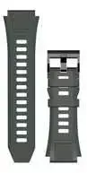 Aligator silikoninis dirželis 22 mm
