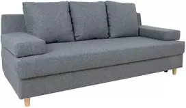 Home4You Sofa-lova VELLA su daiktadėže, pilka