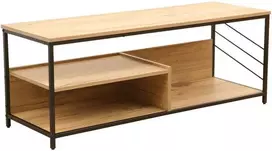 Home4You TV staliukas DIMITRA 120x40xH45cm Rustic/Juodas