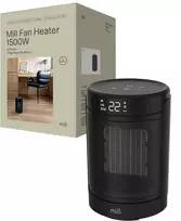 Keraminis šildytuvas Mill FH1500BLACK | 1500 W | tinka patalpoms iki 20 m² | juodos spalvos