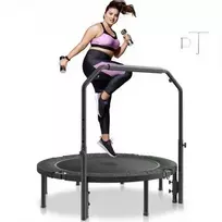Vevor 52 colių sulankstomas mini fitneso batutas su rankena