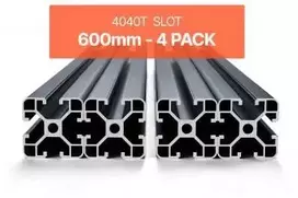 Vevor 4 vnt. T formos 4040 aliuminio profiliai 600 mm