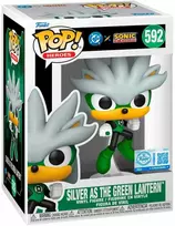 FUNKO POP! Vinilinė figūrėlė: Sonic: Silver as The Green Lantern, 9 cm
