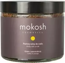 Mokosh Cosmetics Body Salt Srub Coffee & Oranžinis kūno druskos šveitiklis Kava su apelsinu 300g