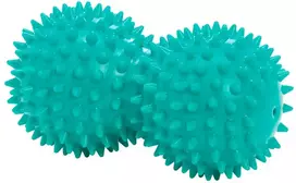 Gymnic Dygliuotas masažo kamuoliukas Reflex Roll, dvigubas, Ø 8 cm, žalias