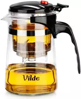 Stiklinis arbatinukas su arbatos filtru Vilde, 600 ml