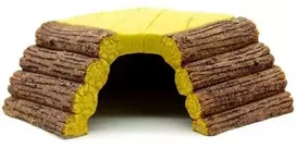 REP NOVA terariumų slėptuvė iš rąstų 16x12x5cm
