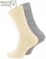 Žieminės alpakos vilnos unisex kojinės VCA Textil, 2 poros