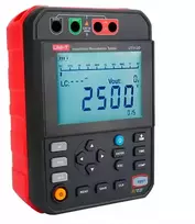 Aukštos įtampos izoliacijos varžos matuoklis 250V/100G?-2500V/1T?.30-1000V DC; UNI-T