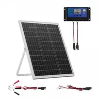 Vevor 25W 12V saulės baterijos įkroviklis