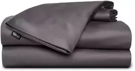 Liocelio (eukalipto) patalynės komplektas NOXNOX, 200x220 cm, pilkas, 100 % liocelis