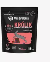 Šunų maistas - PAKA ZWIERZAKA Triušis su miško uogomis sausas maistas L 1,5kg