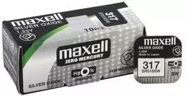 Maxell sidabro oksido laikrodžių baterijos, 10 vnt. rinkinys