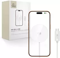 Tech-Protect A50 MAGNETINIS MagSafe BELAIDIS ĮKROVIKLIS 25W QI2.2 Baltas