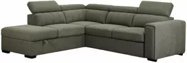 Home4You Kampinė sofa-lova ODELIA-2 LC Žalia