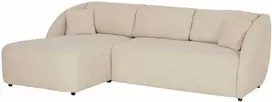 Home4You Kampinė sofa VALERY VN Kreminė, Išskleidžiama