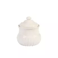 Home4You Cukraus indelis SOFIA D10xH12 cm, balta
