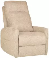 Home4You Fotelis-reglaineris KATY Elektrinis Smėlio spalvos