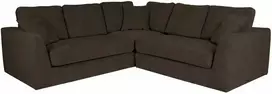 Home4You Kampinė sofa EDRA Tamsiai pilka