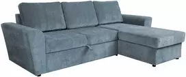 Home4You Kampinė sofa-lova INGMAR Jūros mėlyna
