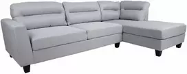 Home4You Kampinė sofa HELSINKI DK, šviesiai pilka