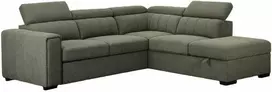 Home4You Kampinė sofa-lova ODELIA-2 RC Žalia