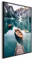 Artgeist Plakatas - Boats in the Dolomites