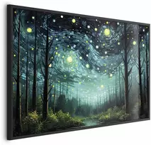 Artgeist Plakatas - Starry night - a contemporary version of Van Gogh's night sky