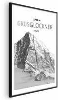 Artgeist Plakatas - Majestic mountain peak Glosslockner mountain crown mountain landscape