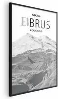 Artgeist Plakatas - Majestic mountain peak Elbrus mountain crown mountain landscape