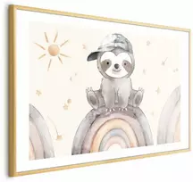 Artgeist Plakatas - Little Animal Among Stars and Rainbows