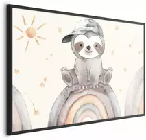Artgeist Plakatas - Little Animal Among Stars and Rainbows