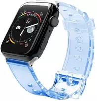 Fusion Accessories Light smartwatch strap for Apple Watch 2/3/4/5/6/7/SE (38/40/41 mm) | Silicone | mėlynas