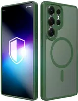 Dėklas 3MK Misty MagCase do Samsung Galaxy S25 Ultra žalia