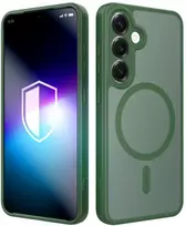 Dėklas 3MK Misty MagCase do Samsung Galaxy S25 žalia