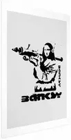 Artgeist Plakatas - Mona Lisa with a Bazooka
