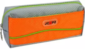 Penalas JCPZ, CoolForSchool, 200x85x45 mm, su 2-iem skyriais, pilkos/oranžinės sp.