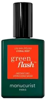 Catrice Manucurist Žalias blyksnis nagų lakas „Coral Reef“, 15 ml