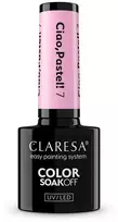 Claresa Spalvotas, išsisausinantis UV/LED lakas „Ciao Pastel! Hybrid Varnish“ 7, 5 g